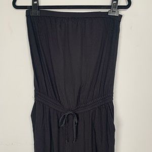 Aritzia Talula Strapless Black Romper/Onsie - S